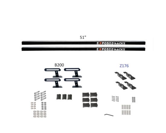 EXPOSED RACK SLD(2)51'BK+B200+Z176 - 8008686BK