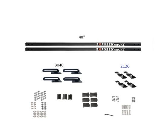 EXPOSED RACK SLD(2)48'BK+B040+Z126 - 8009673BK