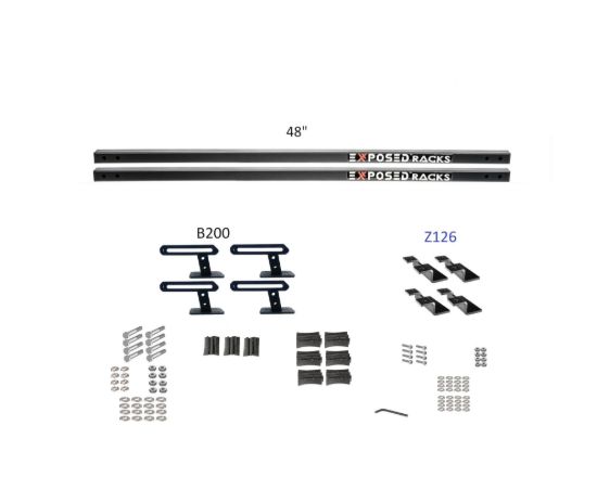 EXPOSED RACK SLD(2)48'BK+B200+Z126 - 8009683BK