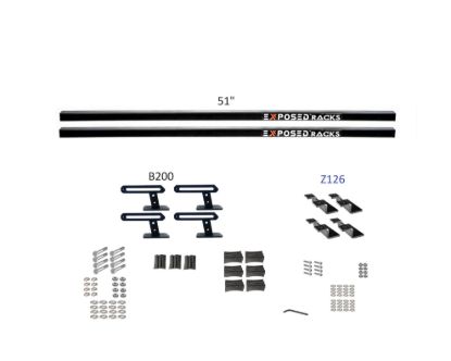 EXPOSED RACK SLD(2)51'BK+B200+Z126 - 8009686BK