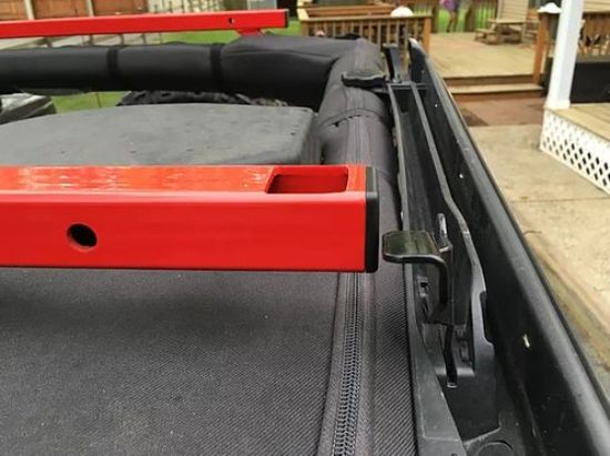 EXPOSED RACK CLK JKU SOFT TOP PKG-RED - 8009704RD