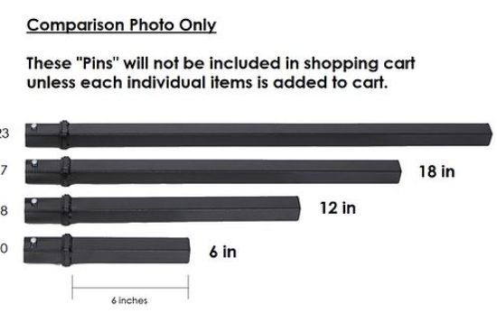 EXPOSED RACK 6IN CLICK-IN PIN - 8009800