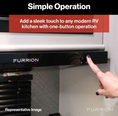 FURRION LLC 12V RANGE HOOD  BLACK - 2021123573