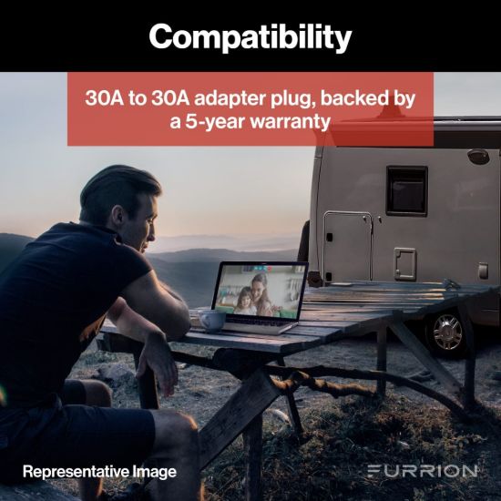 FURRION LLC RV ADAPTER  30A RV CONN TT30R F - 2021123660