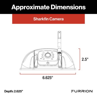 FURRION LLC VISION S + 5' MONITOR EAR SHARKFIN - 2021124370
