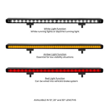 GO RHINO FLASH SERIES LIGHTS - 10' SINGLE MU - 0001014CBS