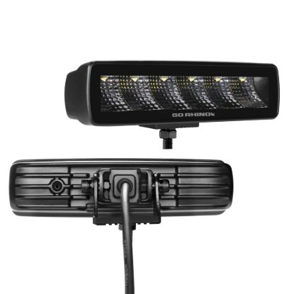 GO RHINO BLACK OUT SERIES LIGHTS - PAIR OF S - 0300621FBS