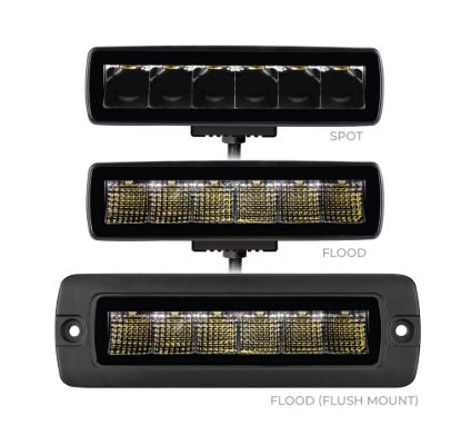 GO RHINO BLACK OUT SERIES LIGHTS - PAIR OF S - 0300621SBS