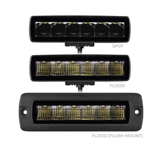 GO RHINO BLACK OUT SERIES LIGHTS - PAIR OF S - 0300621SBS