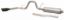 GIBSON EXHST BLACK ELITE CAT-BACK SINGLE EXHAUST - 619909B