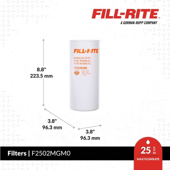 FILL RITE UP TO 25 GPM LOW MICRON MULTI FUEL - F2502MGM0
