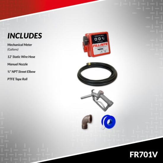 FILL RITE 115VAC MAN NOZ 807C METER - FR701V
