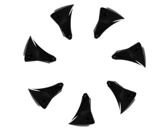 GRID WHEELS 01 20X9.0 BLK INSERT L - 129BLINL