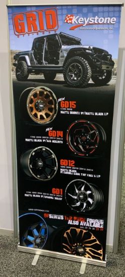 GRID WHEELS 2020 GRID WHEELS PULL UP BANNER - 2020BANNER