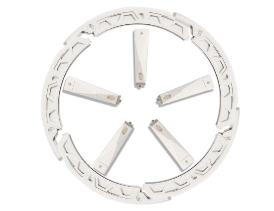 GRID WHEELS GD04A 17X9.0 WHT INSERT - 4A17090WIN