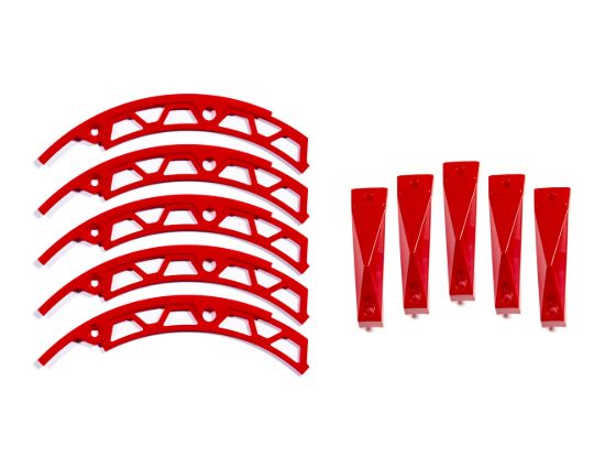 GRID WHEELS GD04A 18X9.0 RED INSERT - 4A18090RIN