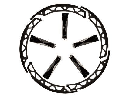 GRID WHEELS GD04A 20X9.0 BLK INSERT - 4A20090BIN