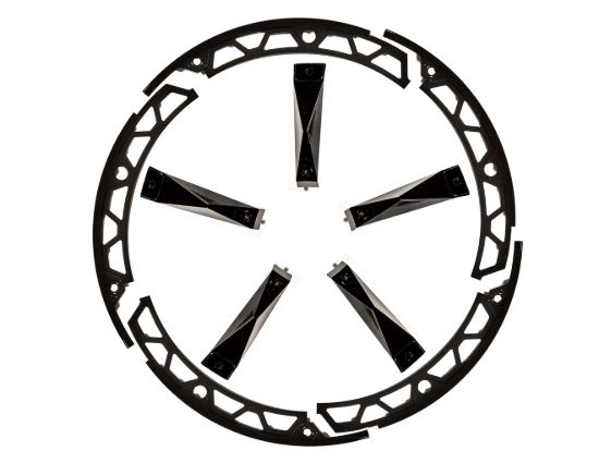 GRID WHEELS GD04A 20X9.0 BLK INSERT - 4A20090BIN