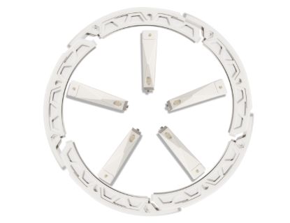 GRID WHEELS GD04A 20X9.0 WHT INSERT - 4A20090WIN