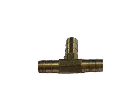 HELIX RACING BRASS BARB/BARB/BARB 'T' 3/8'(9.5MM - 531440