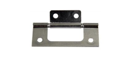 JR PRODUCTS 3' NON-MORT HINGE  CHROME - 70645