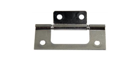JR PRODUCTS 3' NON-MORT HINGE  CHROME - 70645