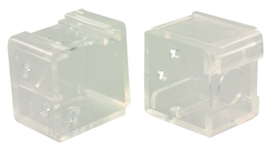 JR PRODUCTS MINI BLIND BRACKETS CLEAR - 81915