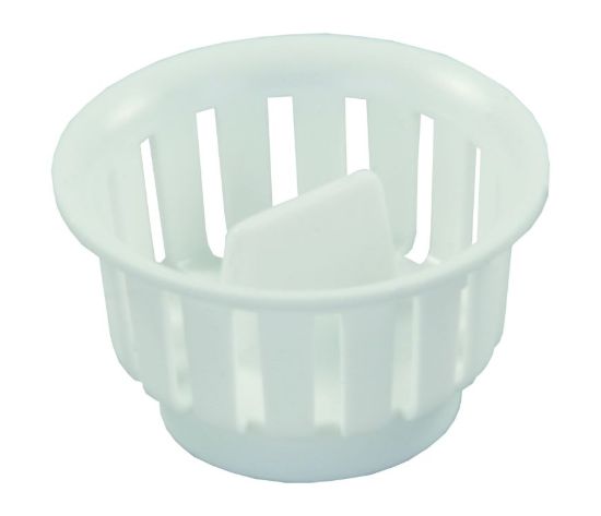 JR PRODUCTS SCREW-IN BASKET  WHT - 95045