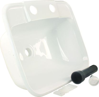 JR PRODUCTS MOLDED SINK  WHITE - 95351