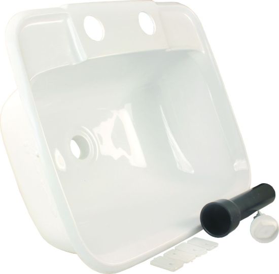 JR PRODUCTS MOLDED SINK  WHITE - 95351