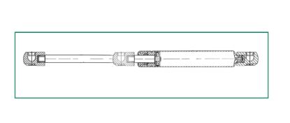 JR PRODUCTS 15' GAS SPRING #90 - GSNI212590