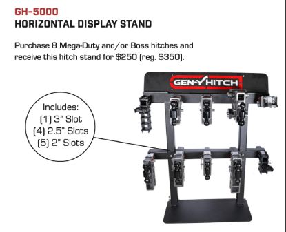 GEN-Y HITCH HORIZONTAL DISPLAY STAND W/ MONITOR - GH5000