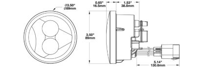 JW SPEAKER 239 J2 JK FRONT TURN KIT - 0346483