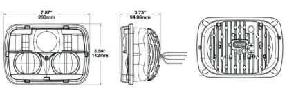 JW SPEAKER 8910 DOT/ECE RHT HTD CRM - 0554461