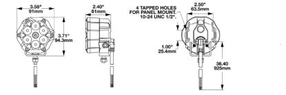 JW SPEAKER TRAIL 6  12/24V  AMBER/WHITE  KIT - 0557833