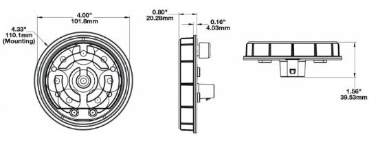 JW SPEAKER 234-12/24V FLASHER  WHT - 0642121