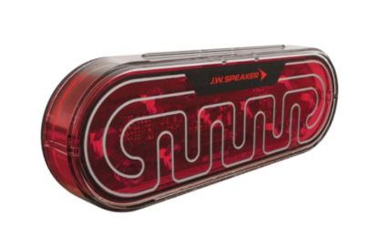 JW SPEAKER 12/24V HEATED LED RED FLASH STROBE - 0646791
