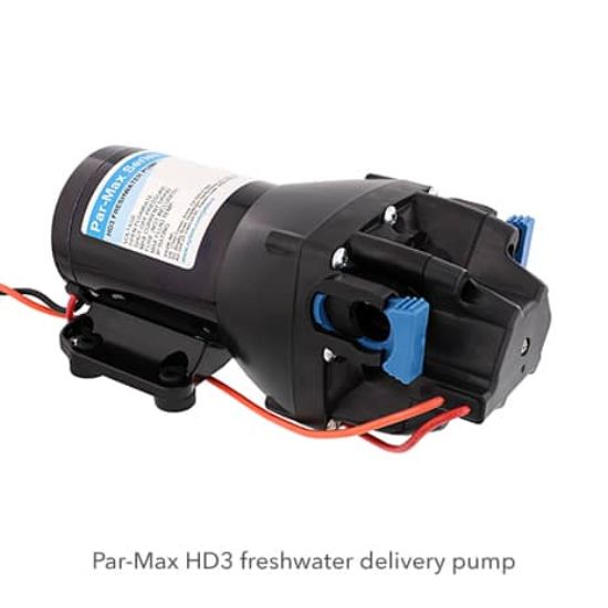 JABSCO PARMAX HD3 12V 3GPM 40PSI - Q301J115S3