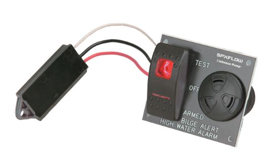 JOHNSON PUMP BILGEALERT HI WTR ALRM W/MIRIUS 12V - 72303