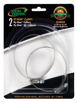 IDEAL DIVISN 2-1/2' TO 3-1/2' CLAMPS 2PK - 5048058
