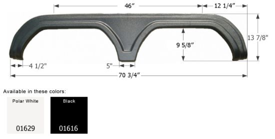 ICON GULFSTREAM FENDER FS764BL - 01616