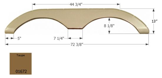 ICON KEYSTONE FENDER FS774TP - 01672