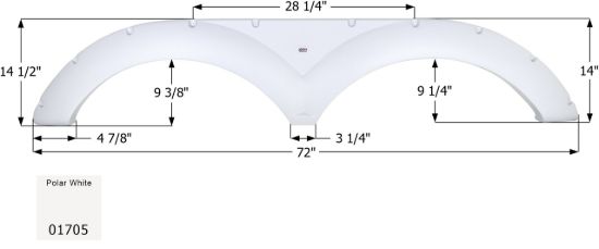 ICON KEYSTONE FENDER FS1705PW - 01705
