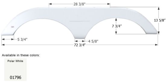 ICON KEYSTONE FENDER FS1796PW - 01796