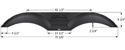 ICON FENDER SKIRT  TANDEM BLACK - 12024