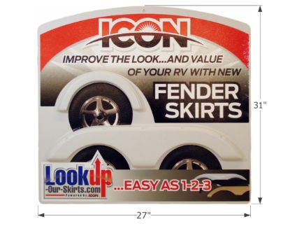 ICON FENDER SKIRT SIGN - 12063