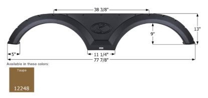 ICON FENDER SKIRT TAUPE - 12248