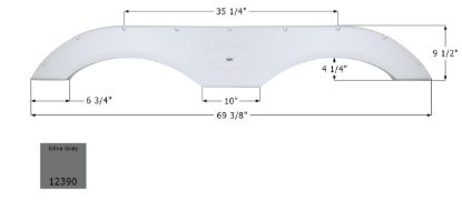 ICON FENDER SKIRT TANDEM ICON FS1770 OG - 12390