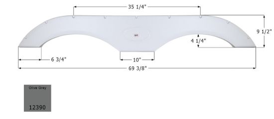 ICON FENDER SKIRT TANDEM ICON FS1770 OG - 12390