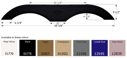 ICON FENDER SKIRT  TANDEM  ICON  FS1770 - 12595